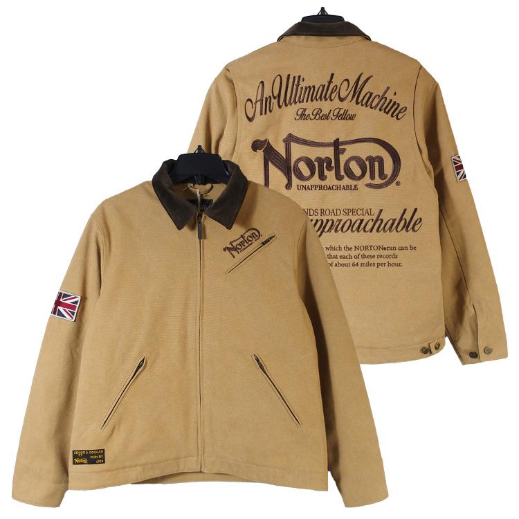 ノートン（NORTON） ダックワーク ジャケット 衿 切替 コーデュロイ 