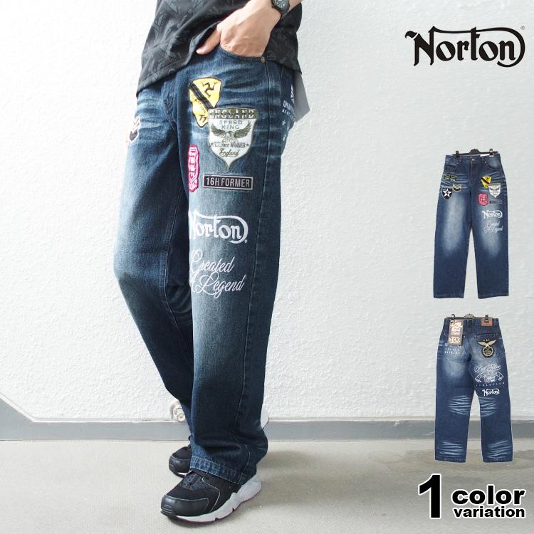 ノートン（NORTON） デニムパンツ ミリタリー ワッペン MAX デニム