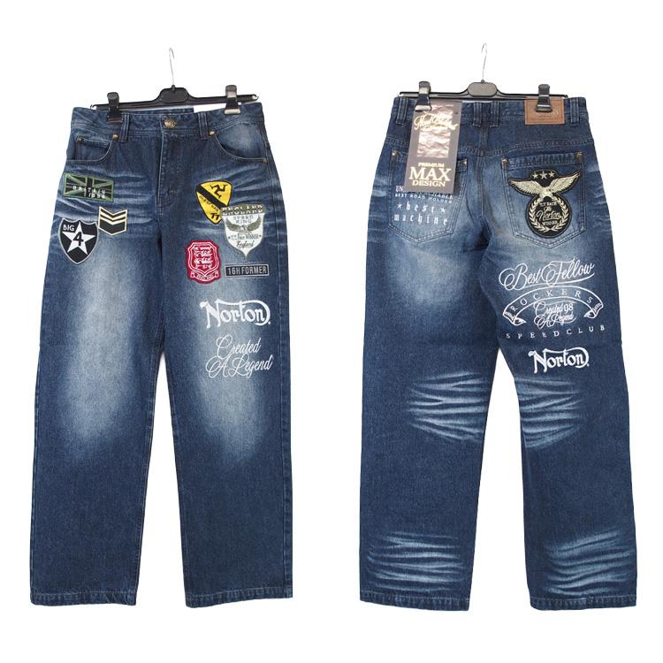 ノートン（NORTON） デニムパンツ ミリタリー ワッペン MAX デニム