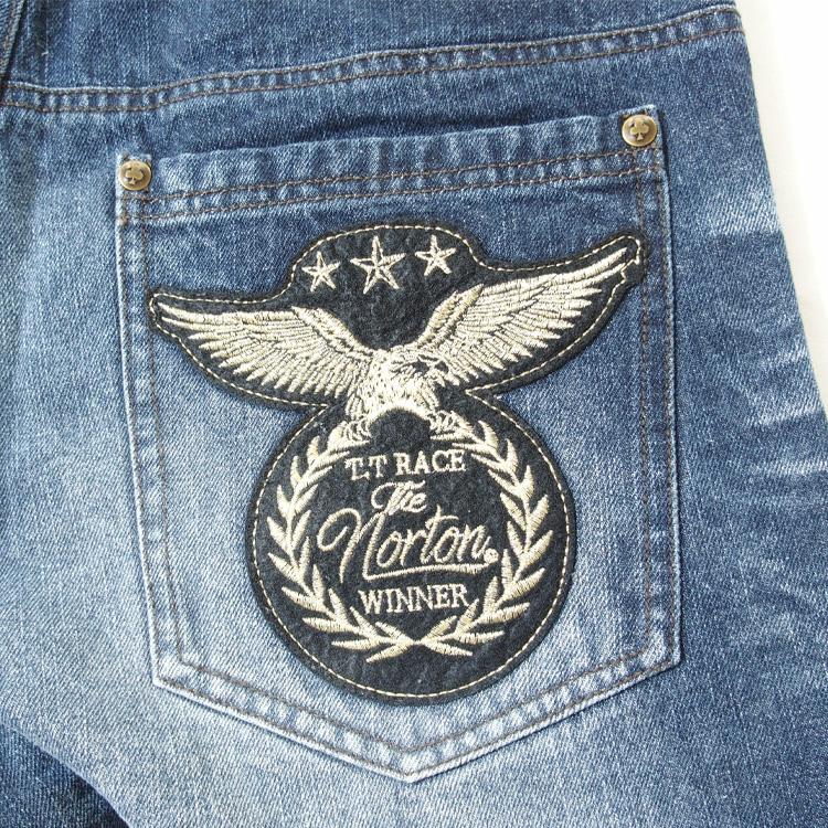 ノートン（NORTON） デニムパンツ ミリタリー ワッペン MAX デニム