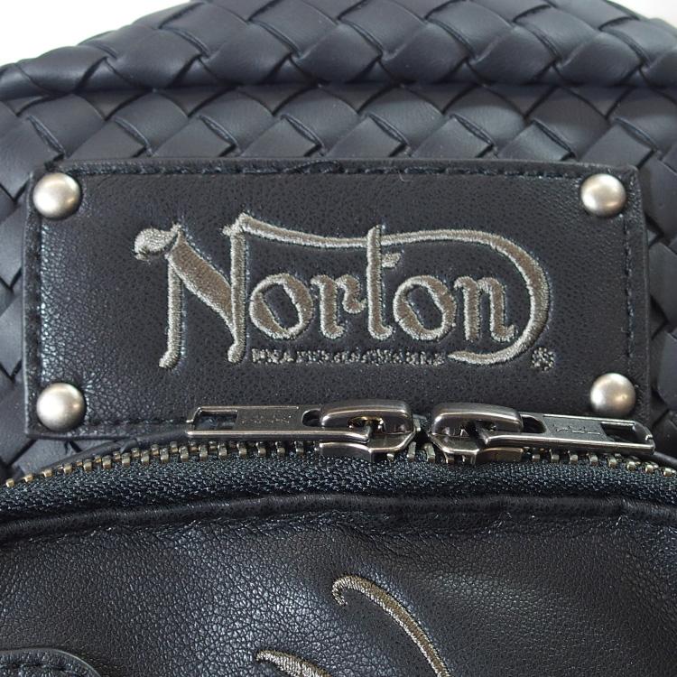 ノートン（NORTON） ショルダーバッグ 編み込み PU ボディバッグ