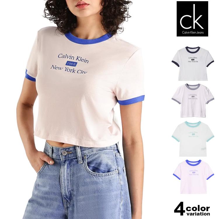 Calvin Klein（カルバン・クライン） クロップ Tシャツ ショート丈 