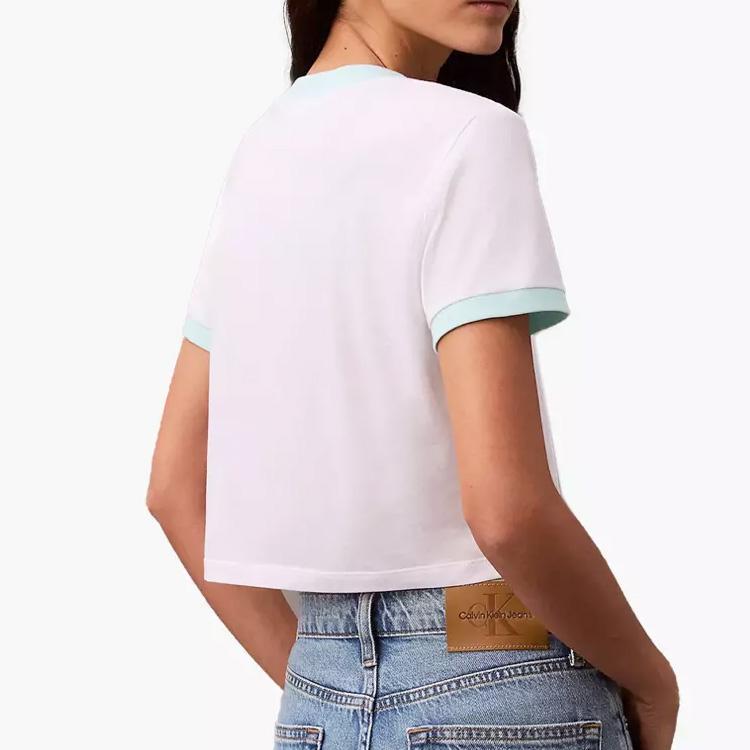 Calvin Klein（カルバン・クライン） クロップ Tシャツ ショート丈