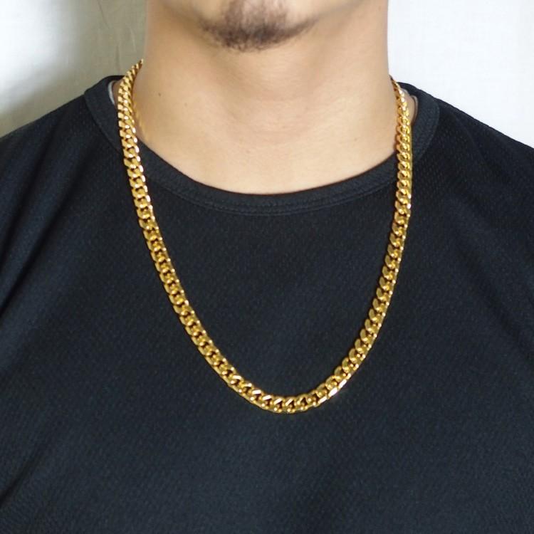 ネックレス メンズ 金 ゴールド チェーン Advance ネックレス 18k 18金コーティング 喜平 長さ60cm 太さ8mm Arg 7555d Hiphopdope 通販 Yahoo ショッピング