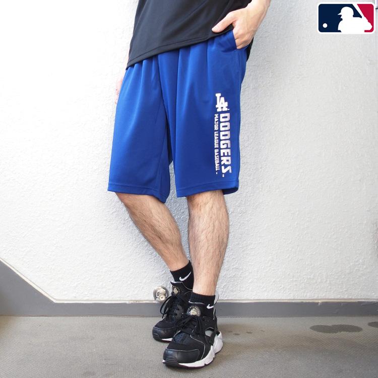 ★新品 MLB マイアミ・マーリンズ　ハーフパンツ　バスパン　メジャーリーグ MLB ショートパンツ ハーフパンツ メジャーリーグベースボール