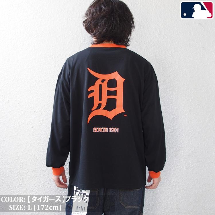 MLB MLB Tシャツ 長袖 ロンT メジャーリーグベースボール チームロゴ