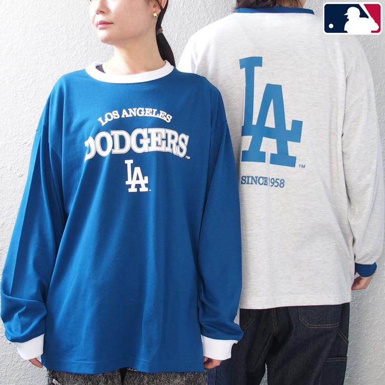 MLB MLB Tシャツ 長袖 ロンT メジャーリーグベースボール チームロゴ