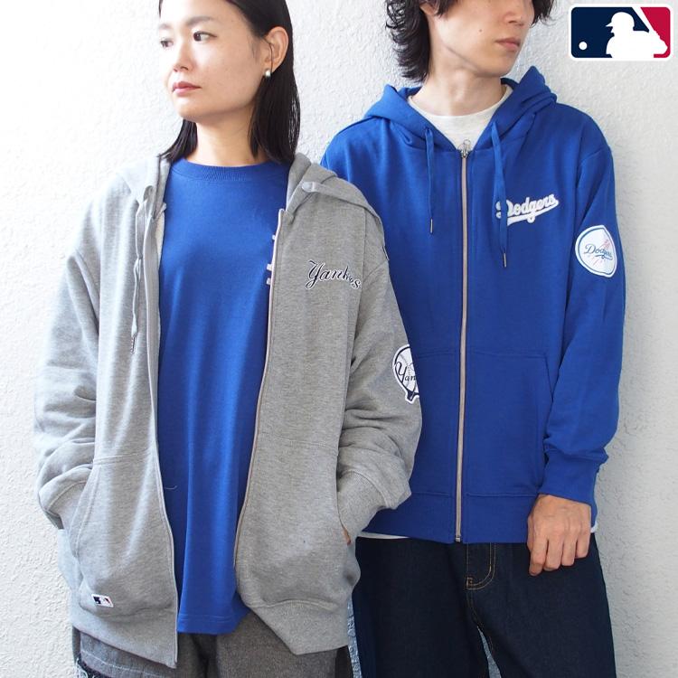 MLB スウェット ジップパーカー メジャーリーグベースボール チーム