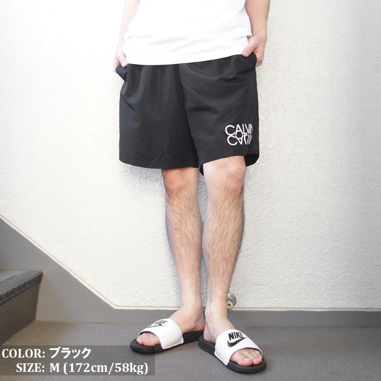 カルバンクライン 水着 スイムウェア ハーフパンツ 黒 サーフパンツ カルバンクライン 水着 メンズ スイムウェア サーフパンツ