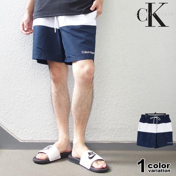 Calvin Klein（カルバン・クライン） ショートパンツ ボーダー 海パン 