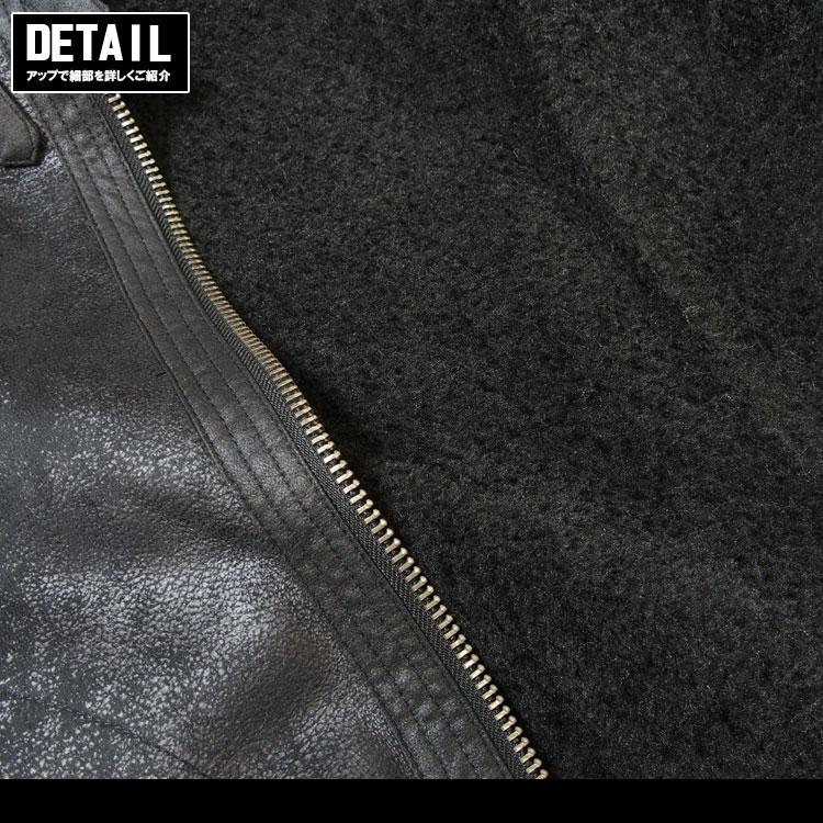 DKNY フェイク ムートンジャケット スエードジャケット ダナ