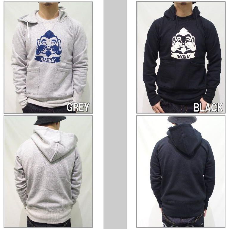 EVISU エヴィス パーカー スウェット プルオーバー カモメ EVISU エヴィス パーカー スウェット プルオーバー カモメ