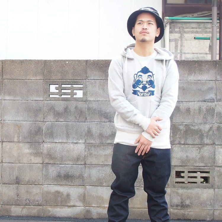 EVISU エヴィス パーカー スウェット プルオーバー カモメ EVISU エヴィス パーカー スウェット プルオーバー カモメ