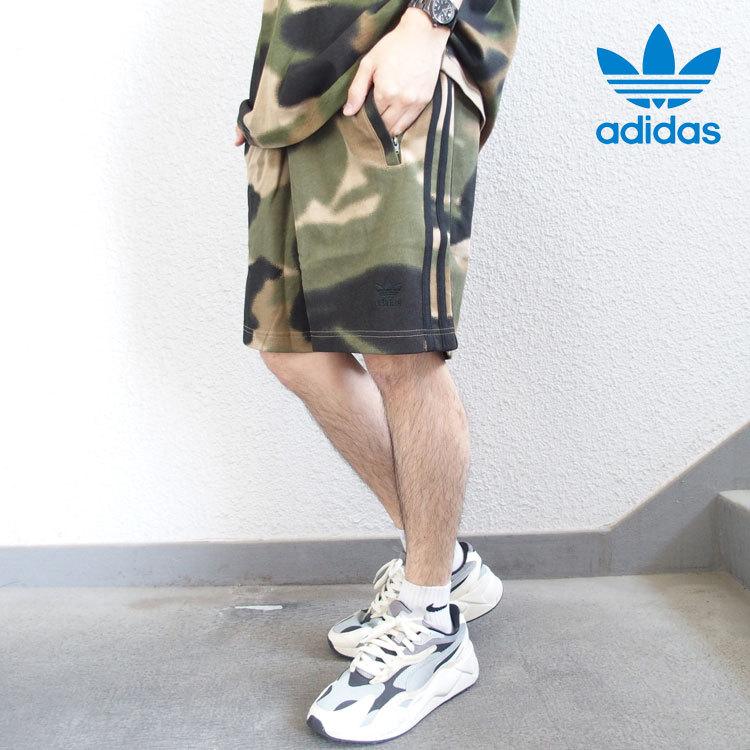 アディダス ショートパンツ ハーフパンツ スウェット 迷彩柄 adidas