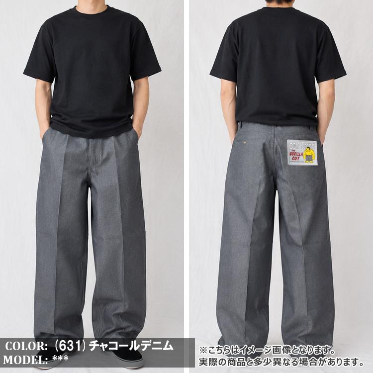 BEN DAVIS ゴリラカット チノパン 36 グレー BEN DAVIS（ベンデイビス） ゴリラカット パンツ メンズ ワークパンツ