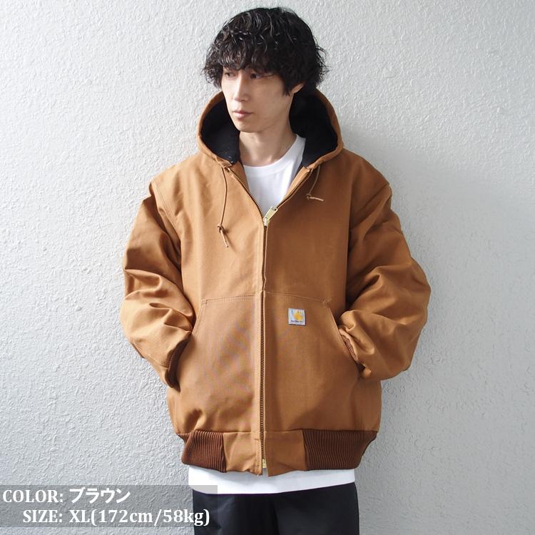 カーハート ジャケット Carhartt アクティブジャケット メンズ 定番 人気 ルーズ フィット ダック インサレーテッド アウター｜hiphopdope｜08