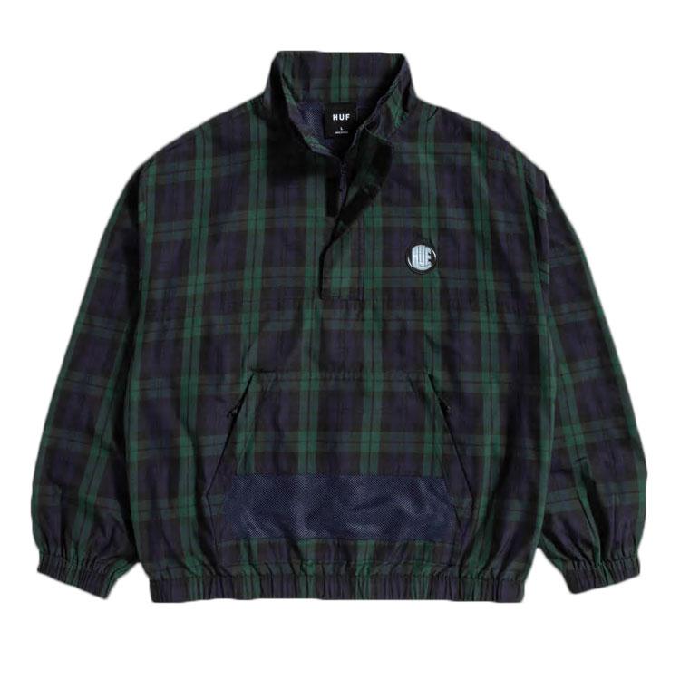 HUF トラックジャケット HUF（ハフ） トラックジャケット ハーフジップ メンズ CAMDEN PLAID