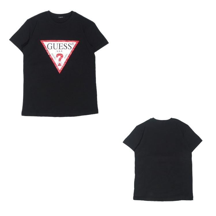 【GUESS】★GO ポケット カモ 半袖Tシャツ★ GUESS ゲス Tシャツ 半袖 迷彩 プリント CAMO TRIANGLE LOGO TEE