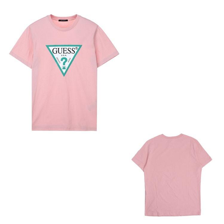 GUESS ゲス Tシャツ 半袖 メンズ レディース 定番 TRIANGLE LOGO TEE