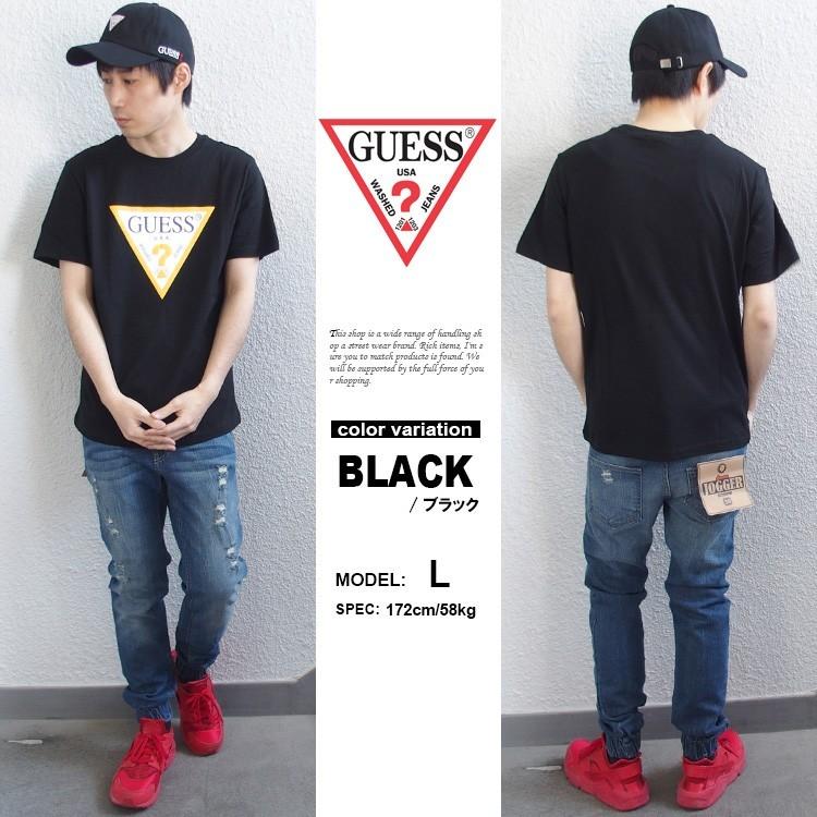 GUESS ゲス Tシャツ 半袖 メンズ レディース 定番 TRIANGLE LOGO GUESS ゲス Tシャツ 半袖 メンズ レディース 定番 TRIANGLE LOGO