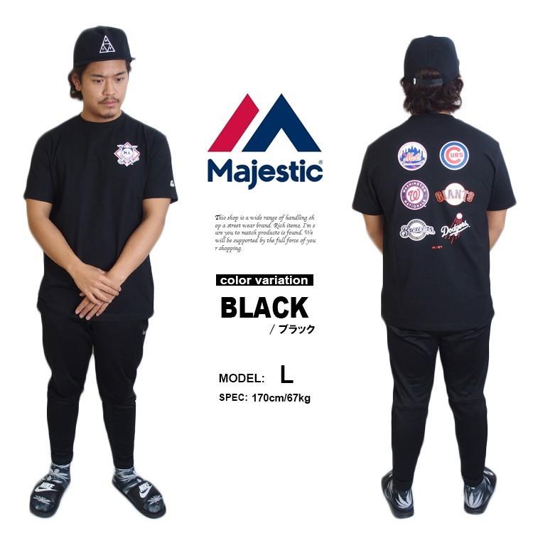 【新品未使用】MLB全チームロゴTシャツ 白黒2枚セットMajestic MAJESTIC マジェスティック Tシャツ 半袖 チームロゴ メンズ
