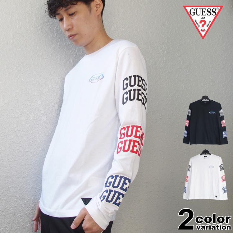 GUESS ゲス Tシャツ 長袖 ロンT メンズ レディース トップス GUESS ゲス Tシャツ 長袖 ロンT メンズ レディース トップス