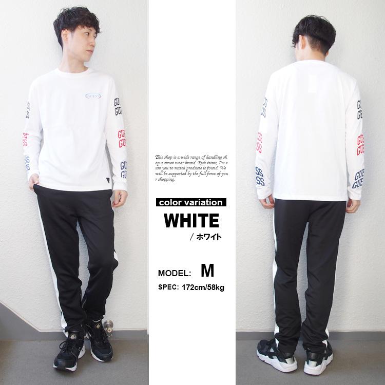 GUESS ゲス Tシャツ 長袖 ロンT メンズ レディース トップス GUESS ゲス Tシャツ 長袖 ロンT メンズ レディース トップス