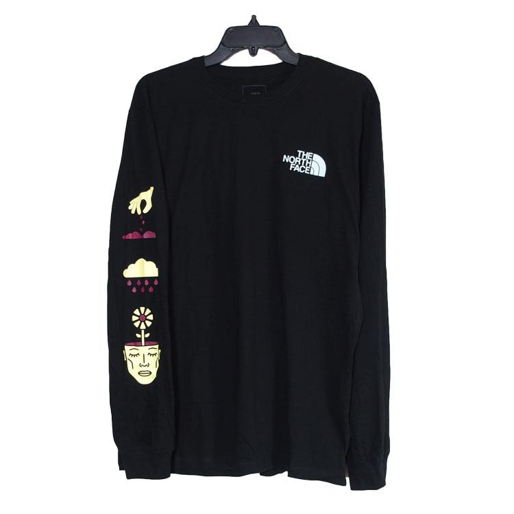 ノースフェイス Tシャツ 長袖 THE NORTH FACE ロンT 袖ロゴ バックプリント メンズ トップス EUモデル｜hiphopdope｜14