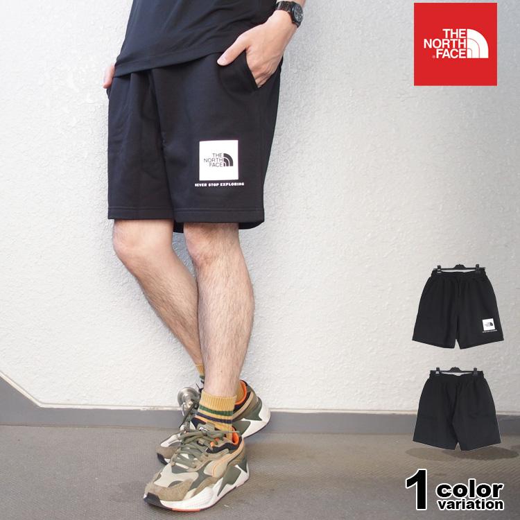 ノースフェイス　ショートパンツ　M US限定 ノースフェイス M ストレッチ ショートパンツ 黒 刺繍