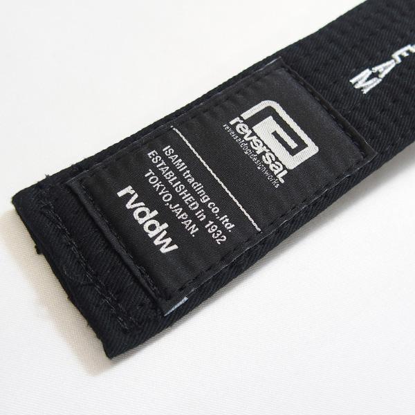 【レア】rvddw reversal リバーサル 帯ベルト 黒 Dリング 格闘技 reversal（リバーサル） ベルト リングベルト DTT×rvddw OBI BELT 帯