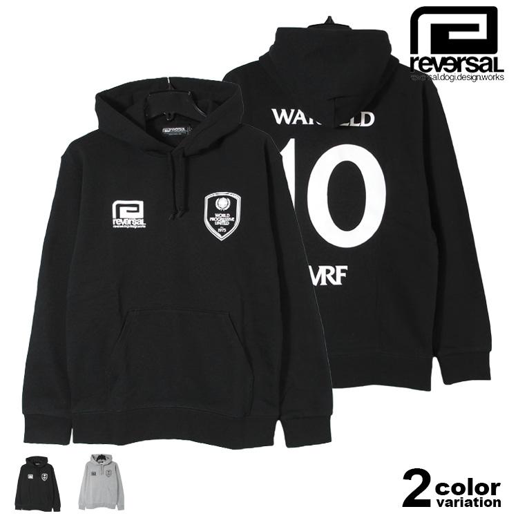 REVERSAL リバーサル WRF 裏毛スウェット パーカー 黒 XL reversal（リバーサル） ウォーフィールド reversal Warfield WRF