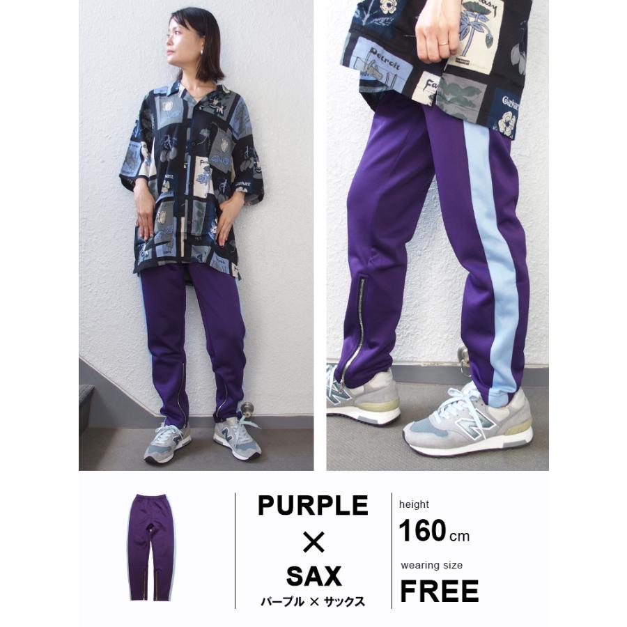 トラックパンツ メンズ レディース ジャージパンツ サイドライン 裾 ジップ ストレッチ ボトムス ズボン トレーニングウェア｜hiphopdope｜20