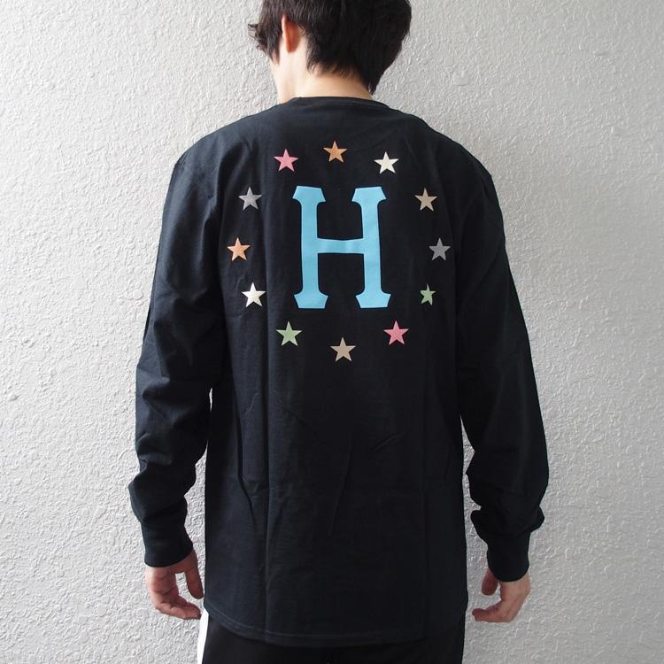 HUF Tシャツ ハフ Tシャツ 長袖 ロンT メンズ トップス PUFF GALAXIES L/S TEE｜hiphopdope｜09