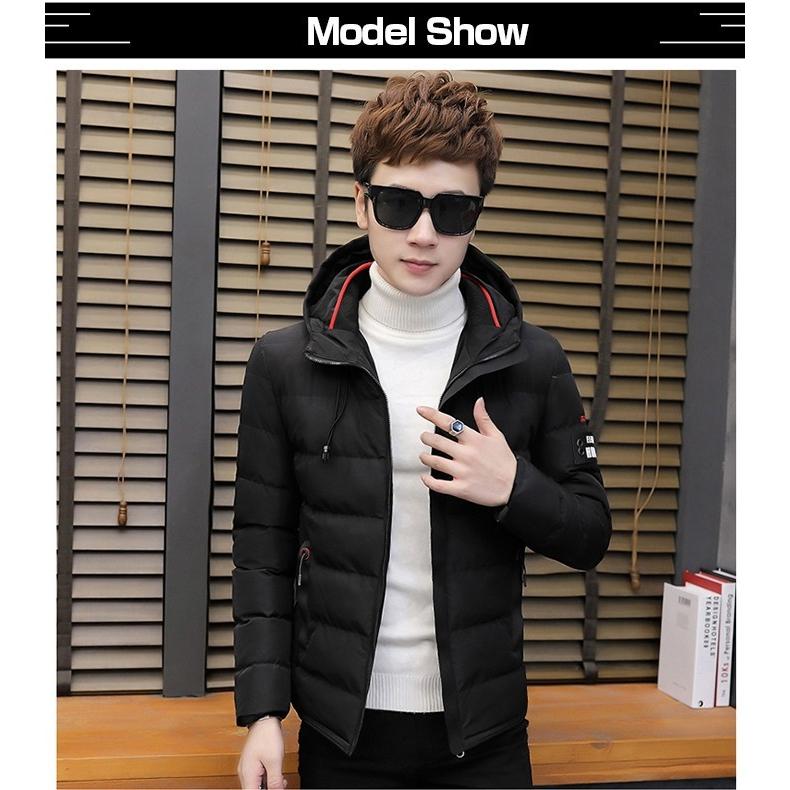 ダウンジャケット メンズ 中綿 細身 スリム カジュアル アウター 防寒 トップス おしゃれ メンズ 冬 彼氏 男性 トップイズム ジャケット メンズ ジャンパー Fox 15 Hiphopnospace 通販 Yahoo ショッピング