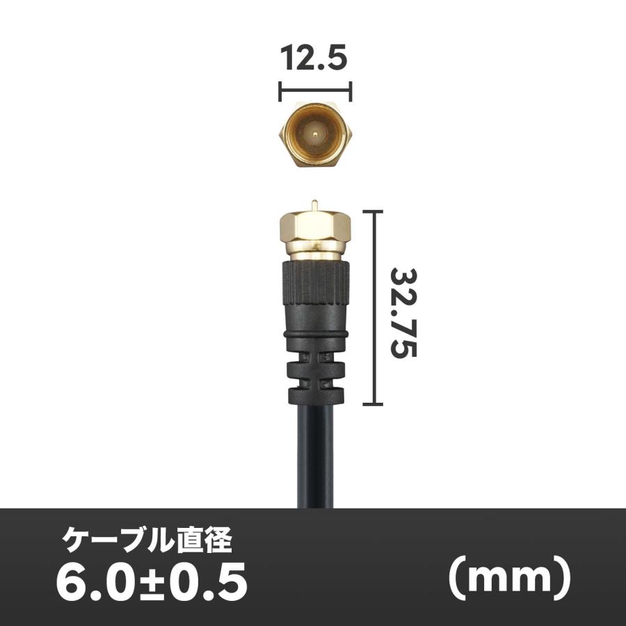 定期入れの ホーリック アンテナケーブル S-4C-FB同軸 2m ブラック 両側ネジ式コネクタ HAT20-SSBK アンテナケーブル 2m 4K 8K 地デジ BS CS 対応 ブラック 黒 S-4C-FB 同軸ケーブル アンテナコード テレビケーブル テレビコード テレビ tv レコーダー アンテナ ケーブル 同軸 CATV UHF 衛星放送 スカパー 3224MHz fl ネジ式 ホーリック HORIC HAT20-336LSBK