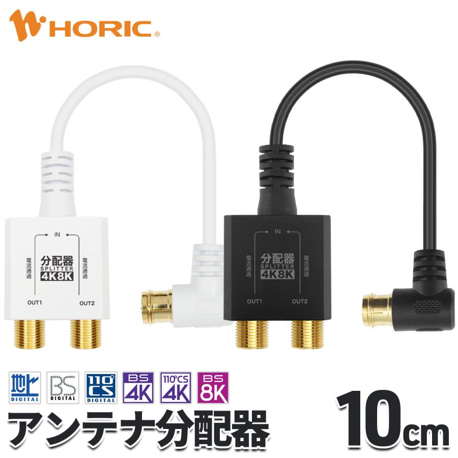 CATVアンテナ MH-110 未使用10本数セット販売ですよ‼️ ホーリック（HORIC） アンテナ分配器 極細 10cm 4K 8K 地デジ BS CS