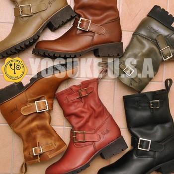 在庫限り エンジニアブーツ レディース 本革 ショート ヨースケ Yosuke 予約 は9月中旬頃入荷分予約販売 保障できる Www Technet 21 Org