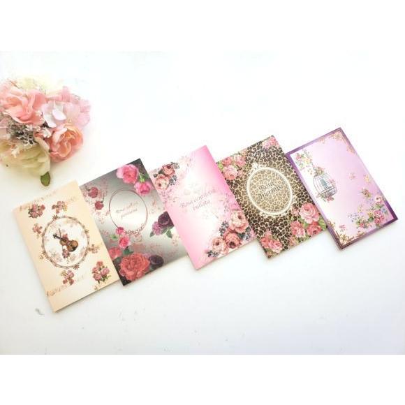 花柄メモ帳 かわいい おしゃれ バラ柄 ローズ柄メモ帳 格安 Surajinformatics Com