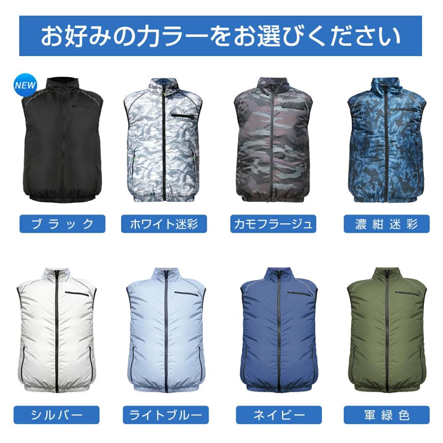 空調作業服 ファン付きベスト 空調ベスト 空調ウェア ペルチェ付き
