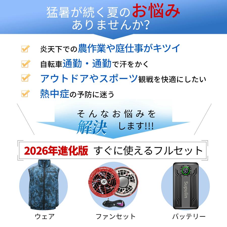空調作業服 ファン付きベスト 空調ベスト 空調ウェア ペルチェ付き
