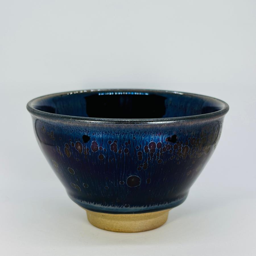 【美品】茶碗　天目茶碗　陶器　花器　置物　インテリア　工芸品　美術品　A3037 美品】茶碗天目茶碗陶器花器置物インテリア工芸品美術品A3037