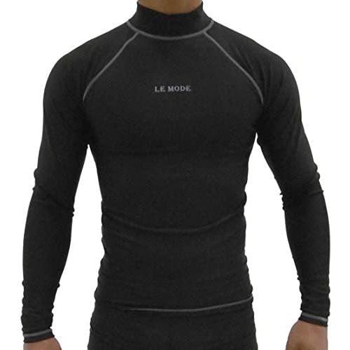 ファッション通販 祭り用品 Le Mode ｄｅ ｔｏｉ ル モード デ トア M908フィットネス水着 メンズ 日本製 ラッシュガード ブラック グレー Lサイズ