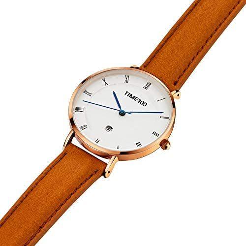 Time100 レディース腕時計 New ７色 夏むき ビジネス系 日本ol カレンダー付き 本革ベルト クオーツ腕時計 ライトブラウン Mugen Uoc26i0eb Hirameki Space 通販 Yahoo ショッピング