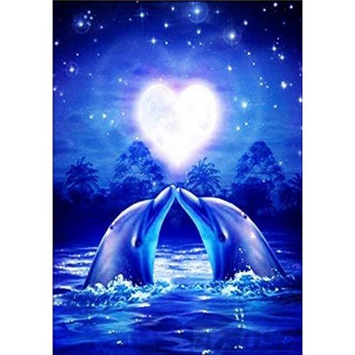 Tubame Stall 43 イルカハート ダイアモンドビーズ絵画 刺繍キット 5d ダイアモンドカラーストーン 刺繍キット Mugen Voc08h5eb Hirameki Space 通販 Yahoo ショッピング