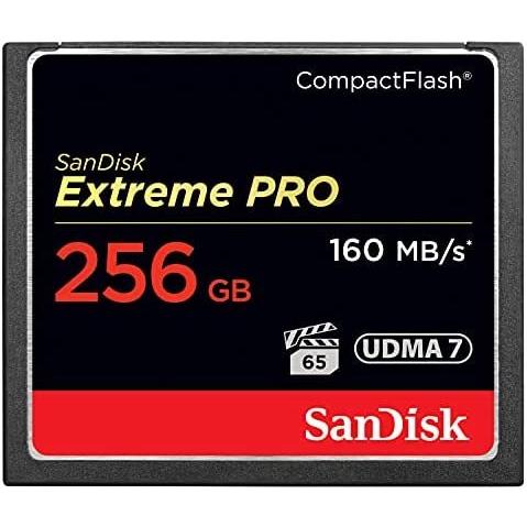 再再販！ 256GB SanDisk/サンディスク コンパクトフラッシュ 160MB/s 1067倍速 UDMA7対応 海外リテール Extreme Pro CF（コンパクトフラッシュ）