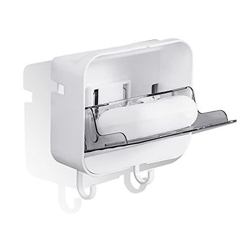 Allmira 石鹸ケース 石鹸置き ふた付き 水切り せっけんおき 石鹸入れ お風呂 防水 石鹸