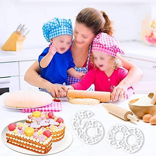 訳あり Rolin Roly ケーキ型 Diyケーキ 10インチ 12インチ ステンシル用 誕生日 テンプレート 記念日 結婚式 アラビア数字 0 8 ケーキ