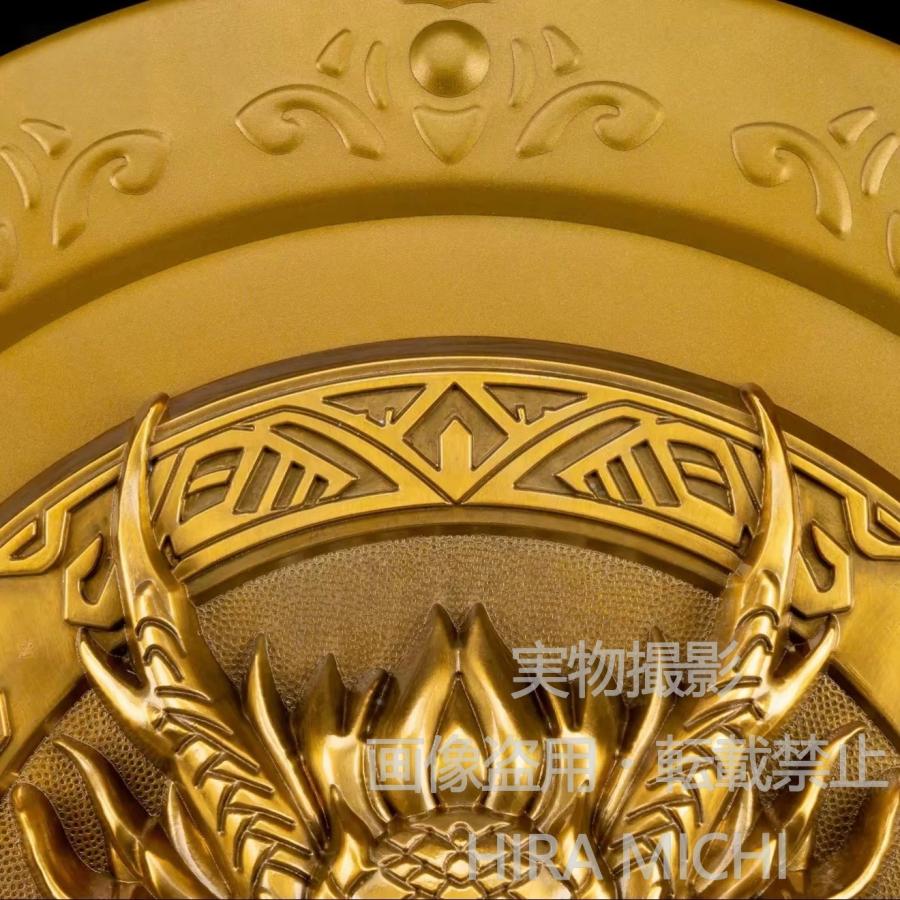 龍紋プレート ゴールドオブジェ 風水置物 開運インテリア 金運アップ