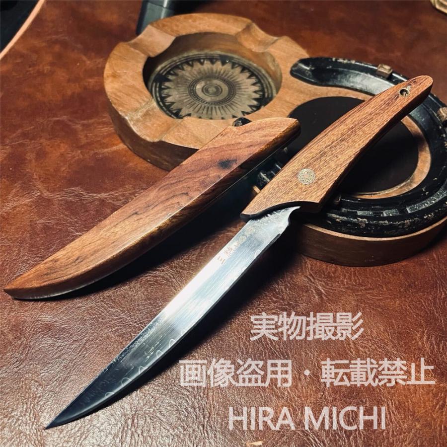 和風木鞘ナイフ 鋼刃 和式小刀 伝統工芸 日本刀型 薪割りナイフ 