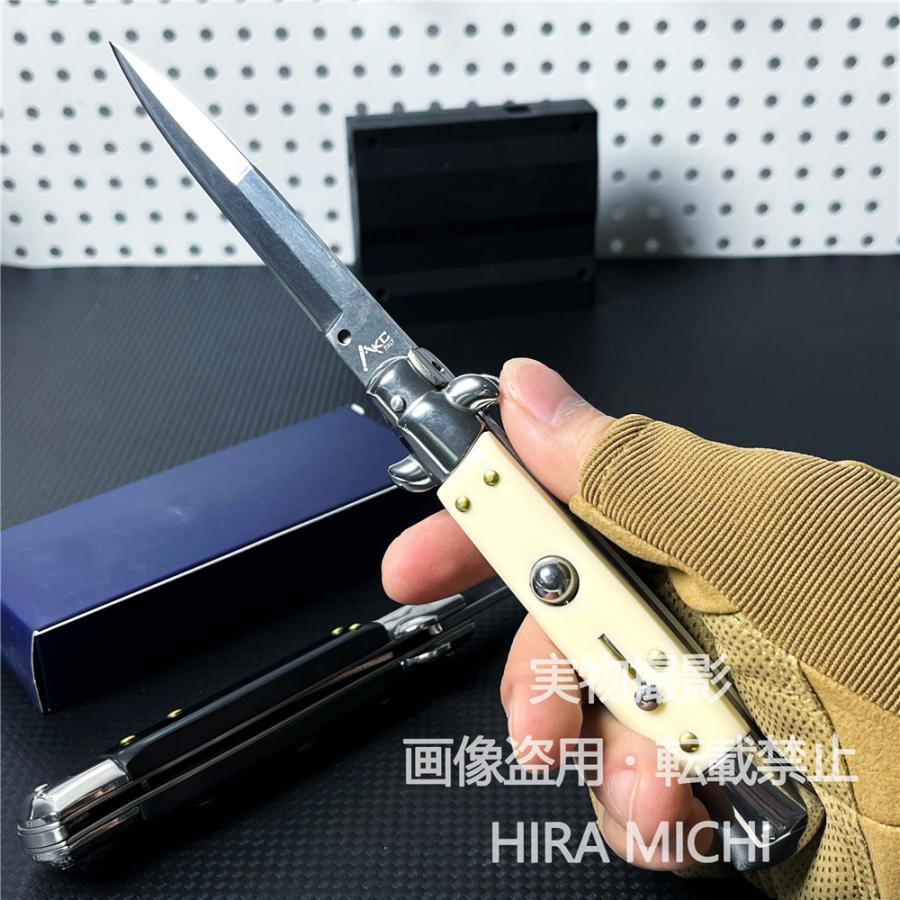 ACK 折りたたみナイフ カラフルブレード フォールディングナイフ 釣り